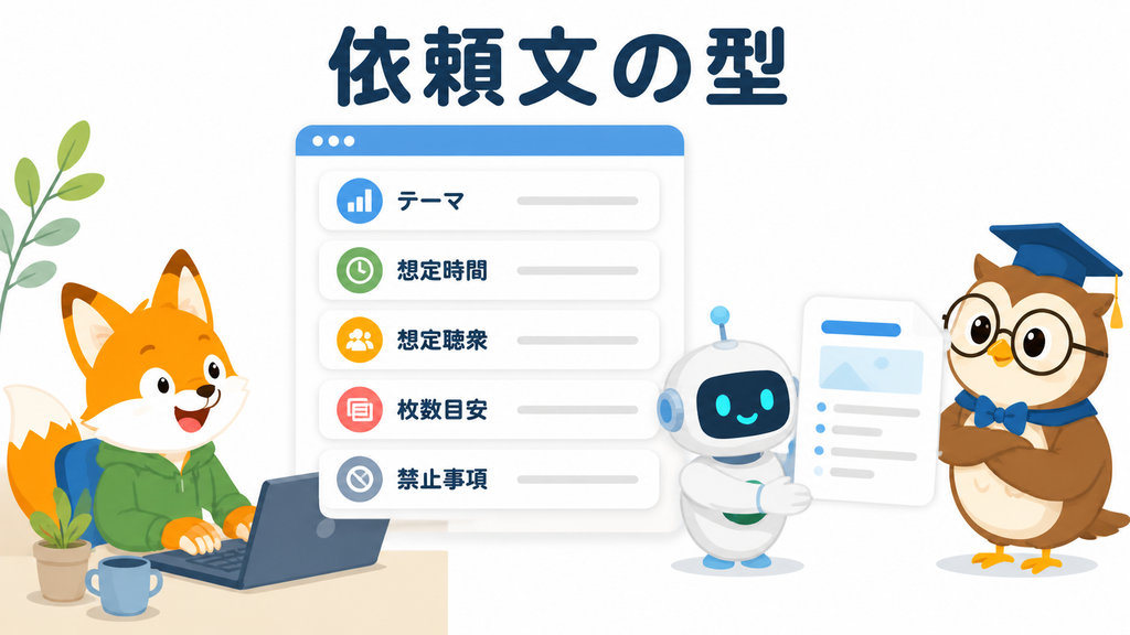 依頼文の型