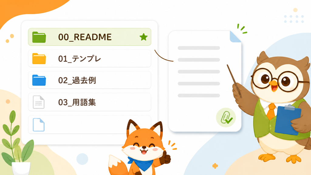 Genspark Hub内のファイル構成例（00_READMEを先頭に）